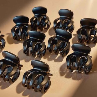 公主头迷你小抓夹高马尾固定发夹女夏季 后脑勺发卡防塌小夹子头饰