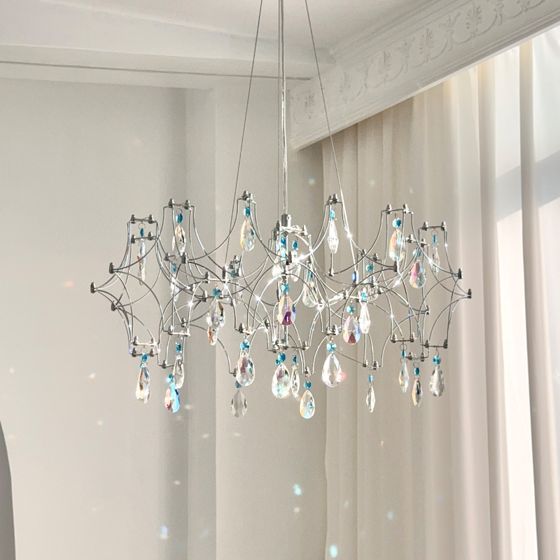 法式萤火虫客厅餐厅卧室水晶吊灯