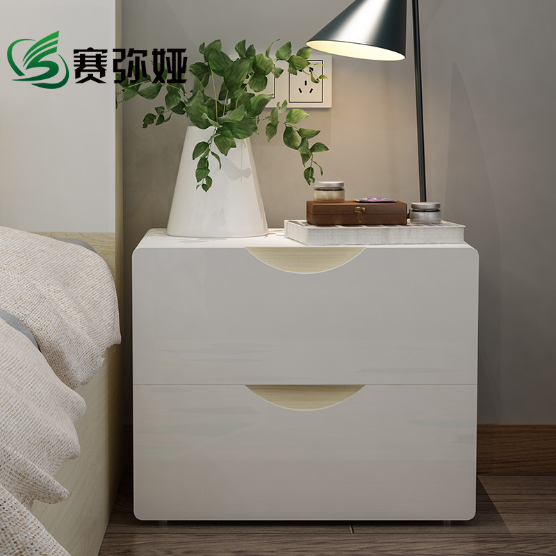 赛弥娅个性床头柜创意简约小户型卧室时尚多功能储物柜收纳斗柜,住宅家具,床头柜,淘宝优惠券,粉丝福利购,淘宝优惠卷