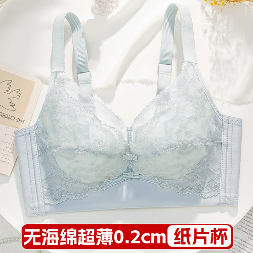 内衣女薄款小胸聚拢无海绵显瘦