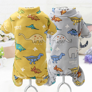 狗狗衣服四脚卫衣狗狗衣服2020春夏秋冬新款 博美公泰迪加绒四脚衣