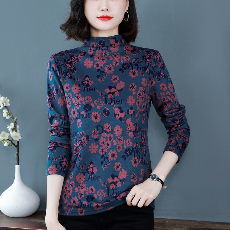 妈妈秋衣女外穿时尚大码