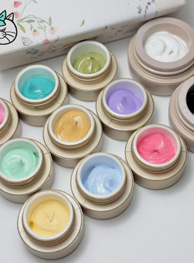 日本ANNUUM油画胶Paint Gel 免洗多巴胺色甲油胶持久显色美甲ins