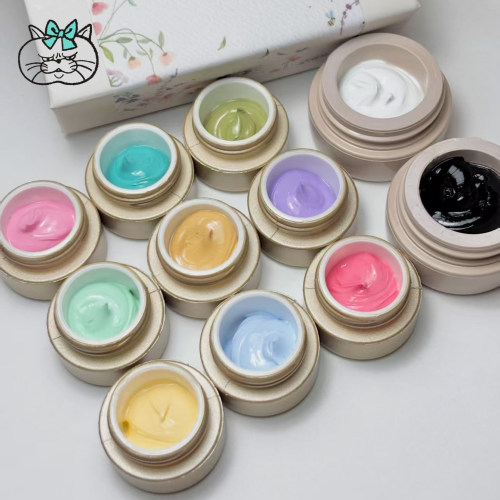 日本ANNUUM油画胶持久显色美甲
