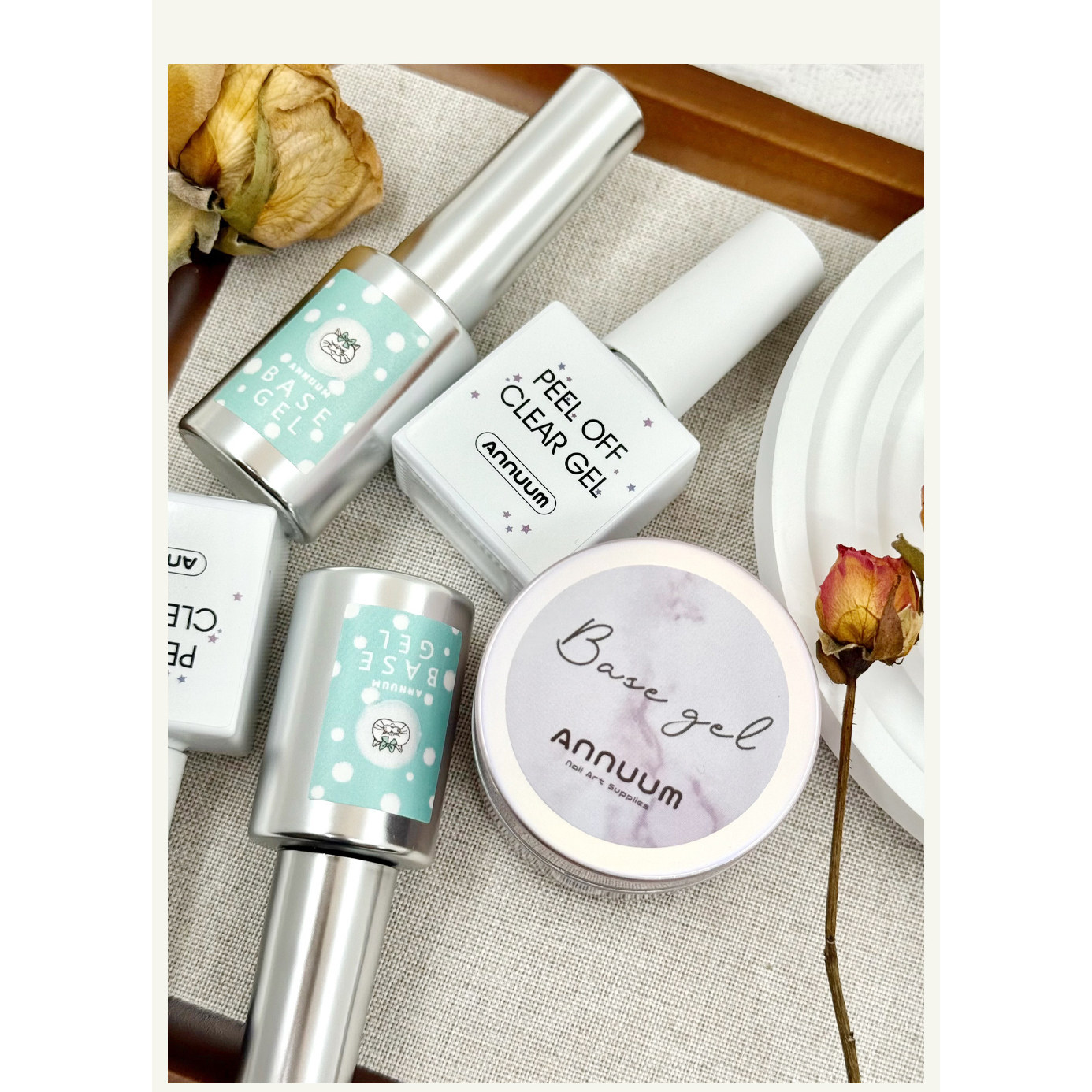 ANNUUM安纽日本进口功能胶底胶Base/可剥底胶/大罐装温和附着力好