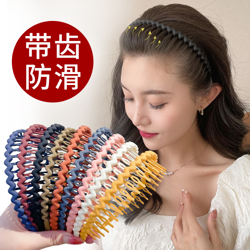 发箍女夏天洗脸专用防滑头箍2023新款发卡女款碎发整理神器发捆窟