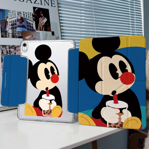 【3+y折无笔槽x可拆分】卡通鼠ipadair7保护套适用华为matepad11.5s透明2025pro11代带搭扣12.2壳13小米平板6