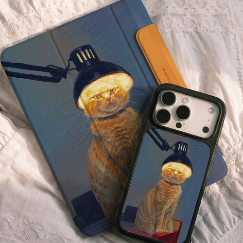 橘猫适用苹果iPhone17手机壳12/13/16promax华为mate60/70/80小米14磁吸鎏金15手机套复古vivo红米oppofindx9
