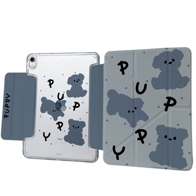 【搭扣x兼容笔套】适用苹果平板ipadair6保护套2024pro11/13寸透明matepad11.5s小狗ins风4少女5颜值mini壳10