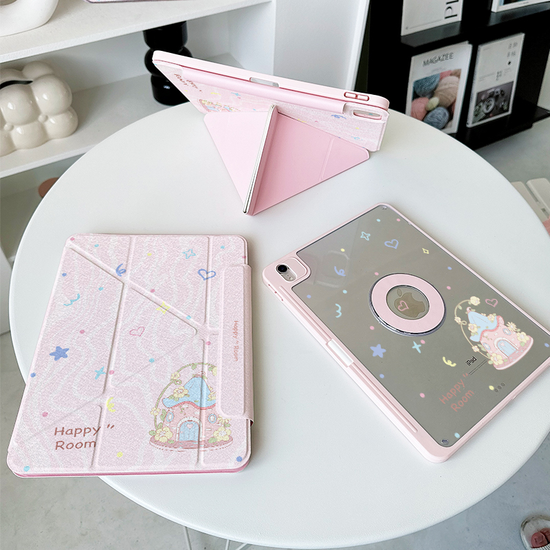 【3+y折x磁吸拆分】蘑菇屋ipadair7保护套适用苹果6小米平板7spro第11代透明vivo5壳iqoo2华为matepad11.5s13