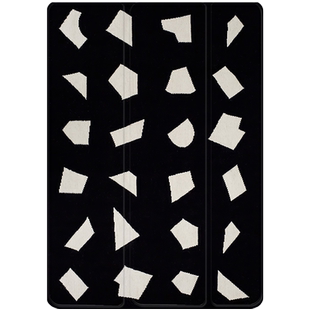 【360旋转x镭黑色】iPad9保护套适用苹果平板pro11防弯2023防摔透明air5/4艺术第十代硬壳mini6支架8个性10.9