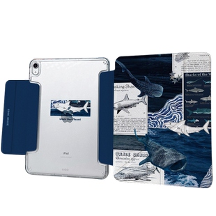 【y折x兼容笔套】无笔槽ipad保护套适用苹果平板matepad11代pro亚克力air7防弯5/4横竖支撑2025软壳6三折式13