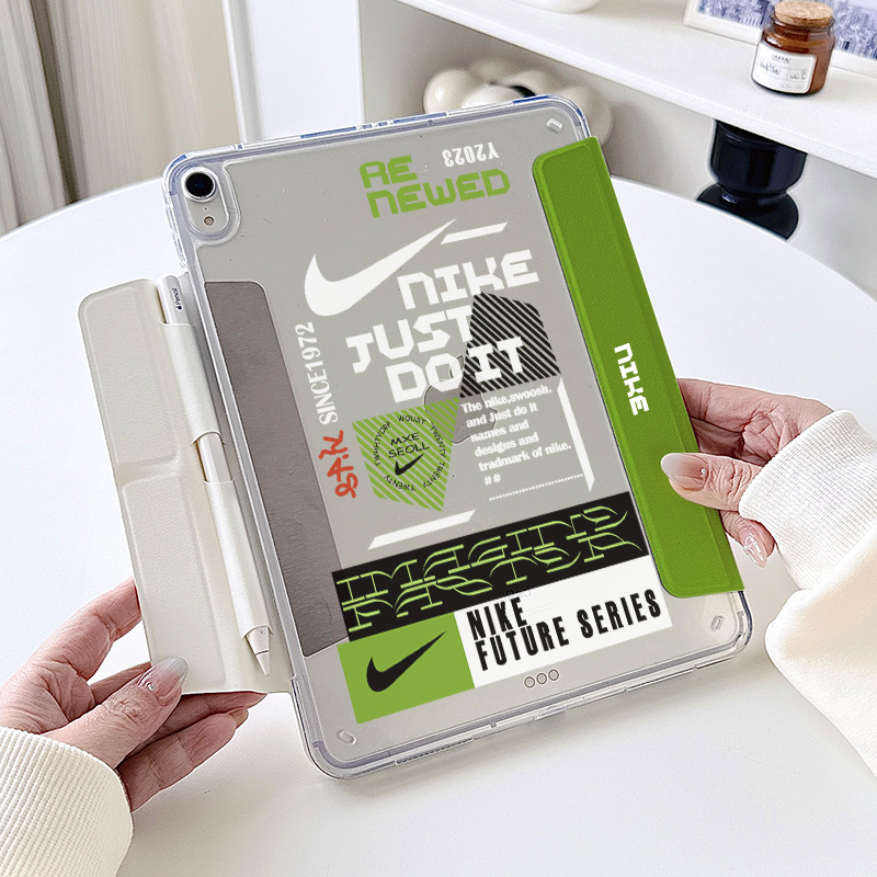 【无笔槽拆分x潮男字母】ipadair7保护套适用小米平板6透明2025第11代华为matepad11.5s壳12.2防弯pro13勾10