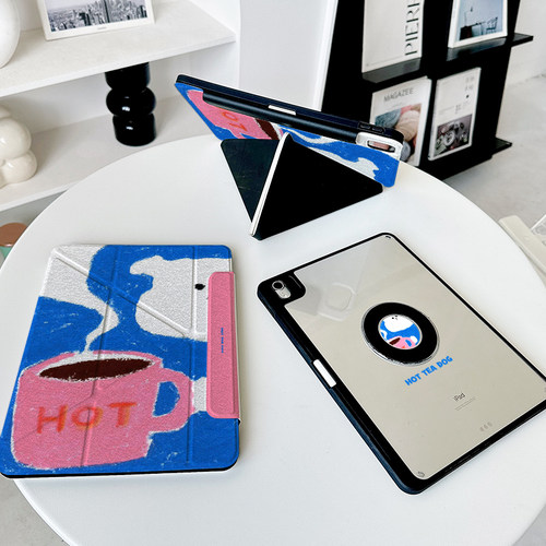 【3+y折x磁吸拆分】带笔槽ipadair7保护套第11代pro适用小米平板6华为matepad11.5s苹果vivo5透明12.2壳iqoo2