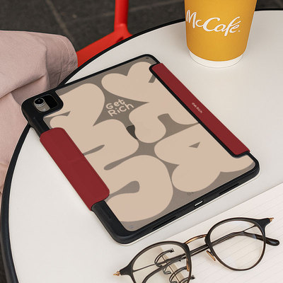 【3+y折带搭扣】新年笔槽适用华为matepad11.5s保护套发财ipadair7小米平板8pro11喜庆oppo4vivo壳iqoo5红色6