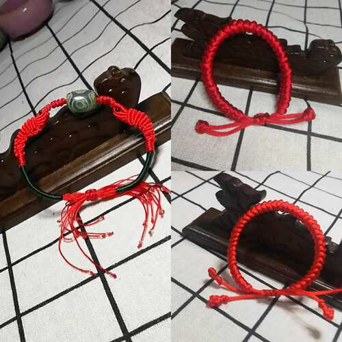 原创小飞侠红绳手工虾幸运金刚结