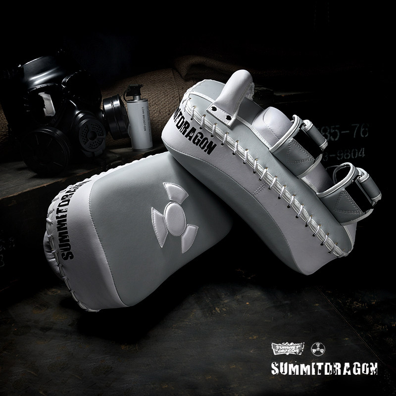 SUMMITDRAGON失色苍穹系列超纤泰拳靶踢靶散打脚靶弯靶弧形靶腿靶