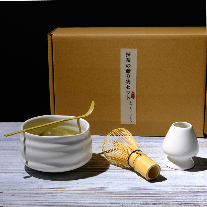 汇茶日式抹茶工具茶筅立竹制茶刷百二十本立茶道碗宋代点茶器套装