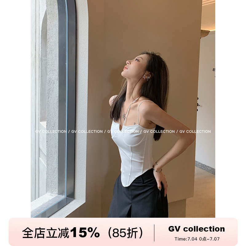 挂脖GV大白哥细绳通勤风