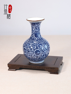 实木质底座托架花瓶奇石头摆件中国风工艺品花盆香炉盆景佛像香炉