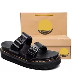 Dr. Roma Women's Sandals, New Summer Trendy Platform Sandals for Students, Versatile Slip-On Genuine Leather Shoes for Women