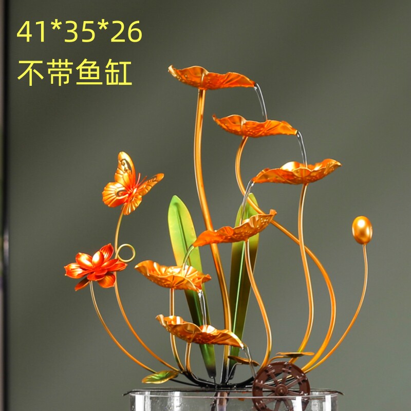 风水轮招财流水鱼缸装饰现代创意轻奢铁艺客厅办公室家居开业礼品,家居饰品,流水摆件,淘宝优惠券,粉丝福利购,淘宝优惠卷