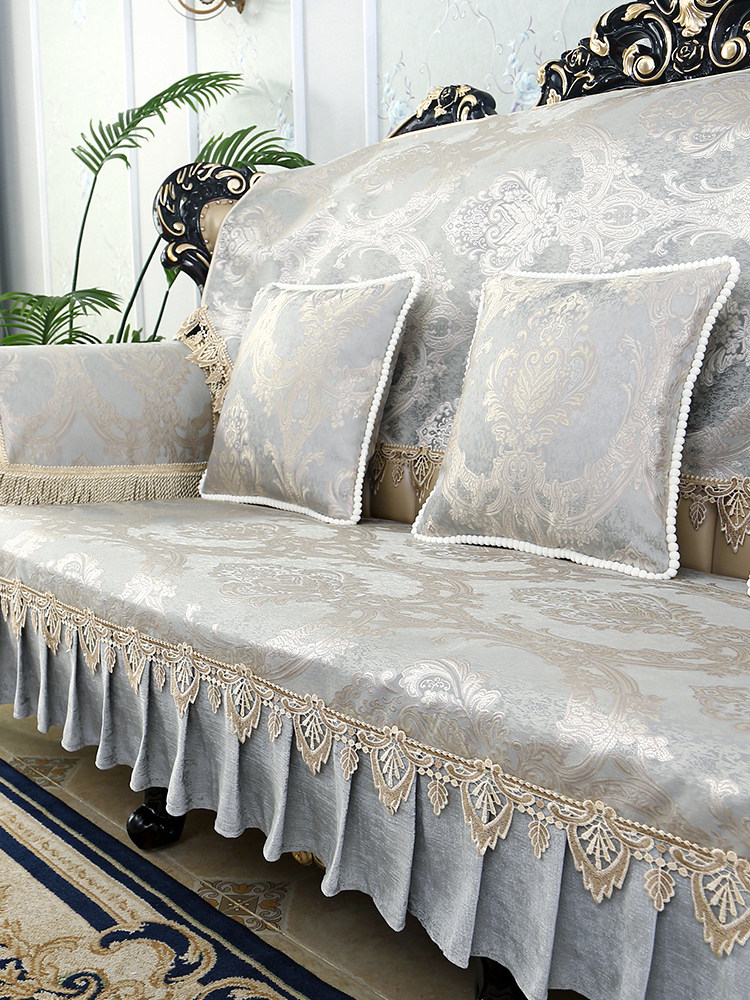 欧式沙发垫高档垫子2025新款高端坐垫三座一贵妃沙发套沙发罩盖布