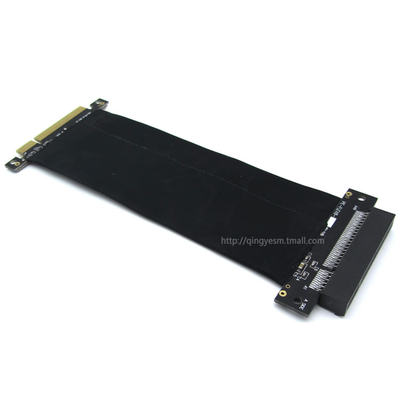 x8pci-e8x延长线双层屏蔽转接线软排线pciex8延长线pcie延长线x8