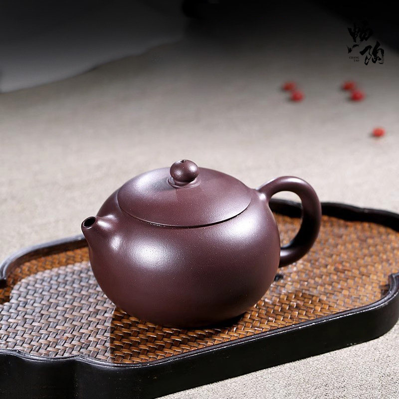 【畅陶】宜兴紫砂茶壶茶具李晓璐家用手工原矿老紫泥西施220cc