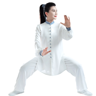 陈英春秋季太极服男女新款2025垂丽纱武术表演太极拳比赛练功服装