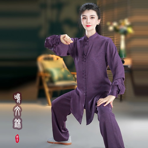 丝滑木兰锦柔顺垂坠细腻太极服