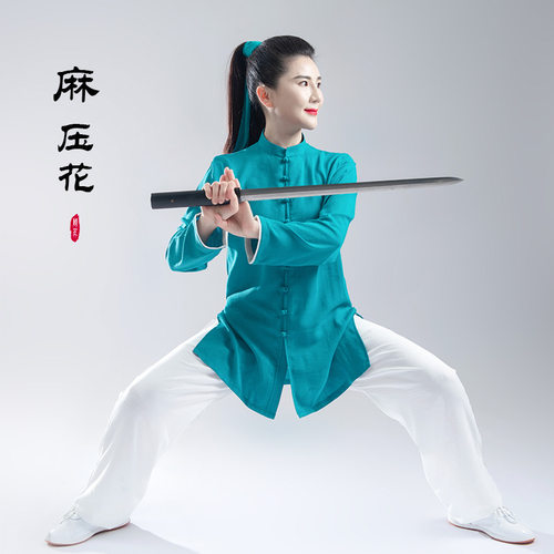 2025年夏季太极服新品男女亚麻