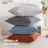 2025新款 沙发抱枕套轻奢高级感客厅大靠枕正方形45x45靠背垫定制