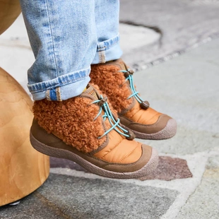 Chookids日本代购 KEEN科恩童鞋 轻质防水加绒多用途保暖徒步鞋