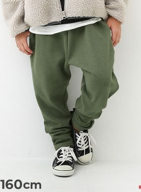 Chookids日本代购devirock 2025秋冬 童装 基础款百搭加绒哈伦裤