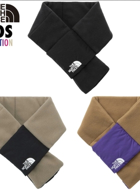 部分现货 日本代购THE NORTH FACE北面 儿童柔软细腻保暖围巾