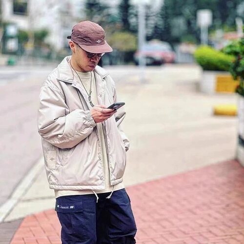 秋冬新款MADNESS余文乐MDNS十周年日产联名教练夹克棉衣棉服外套