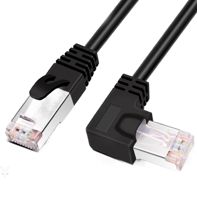 千兆转弯六类路由器水晶头