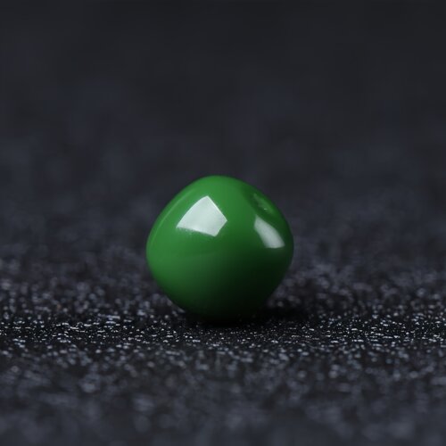 俄料满绿无黑点碧玉老型单珠散珠沉香星月猴头文玩手串配饰隔珠