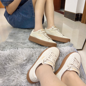 彪马Puma 蕾哈娜翻毛皮低帮厚底休闲板复古百搭鞋运动鞋 366488