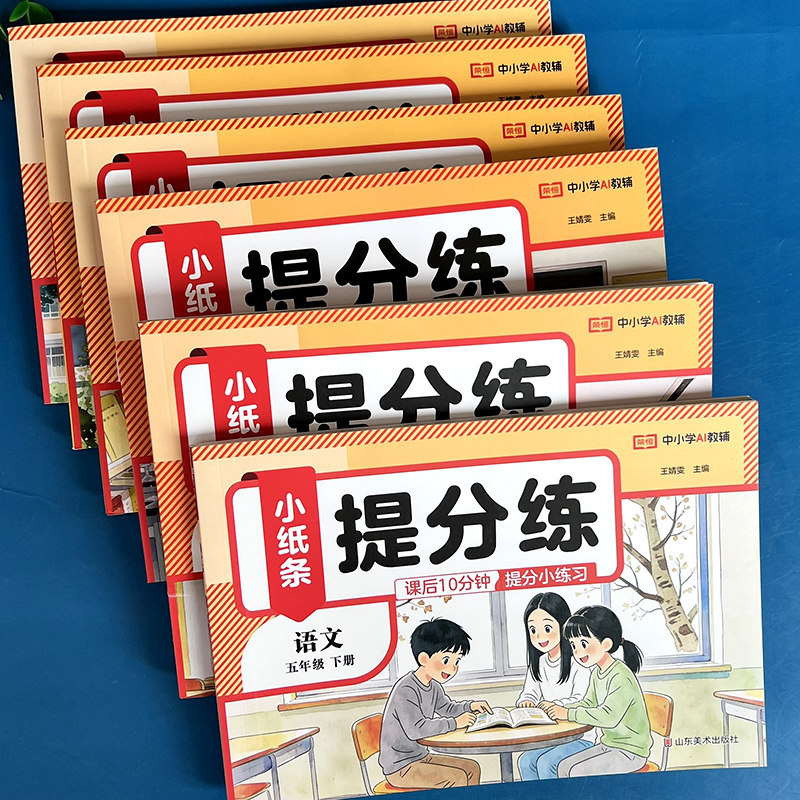 语文提分练小纸条英语课课贴数学附加题基础拼音重难题同步练习册