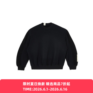 N.HOOLYWOOD SWEATSHIRT 男装军事系列双面穿华夫格轻量透气卫衣