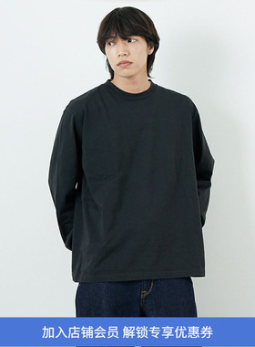 blurhms ROOTSTOCK Classic Long-sleeve 硫化染色长绒棉长袖T恤