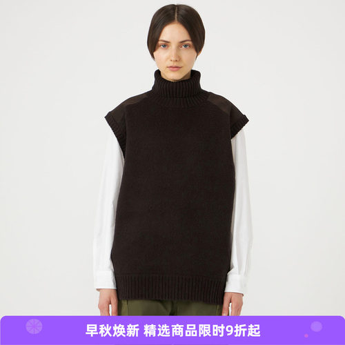 nanamica Hybrid Vest 女装羊羔毛混纺半高领羊毛背心