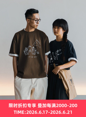 Element Play Outside 插画T恤 限定短袖宽松圆领TEE