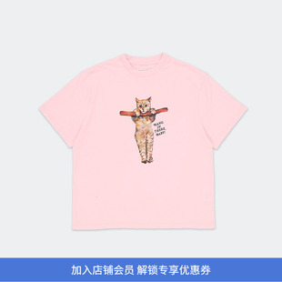 Story mfg GRATEFUL TEE SS 男女中性款英伦风小猫圆领短袖T恤