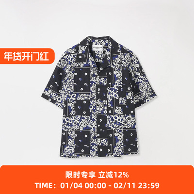 NOMA DYG Patchwork Shirt 腰果花拼接短袖衬衫