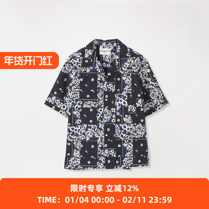 NOMA DYG Patchwork Shirt 腰果花拼接短袖衬衫