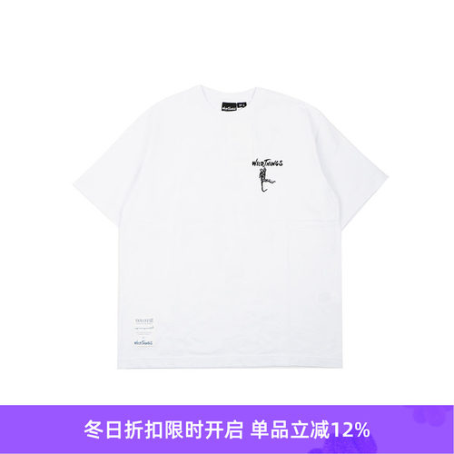 WILD THINGS Golden Monkey Graphic Tee 印花圆领短袖T恤