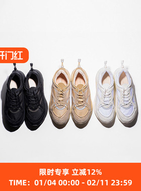 SUNCORE night 防水皮尼龙反光快速穿脱机能运动鞋 日本制